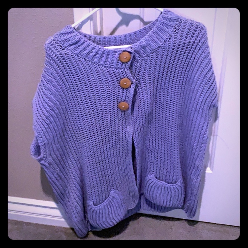 Short Sleeve Knot Sweater